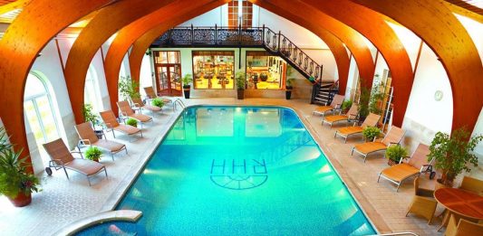 Rowton Hall Swimming Pool at Rowton Hall