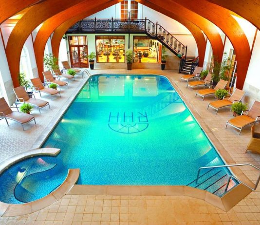 Rowton Hall Swimming Pool at Rowton Hall