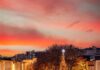 Aerial shot of Bristol Christmas Market 2025