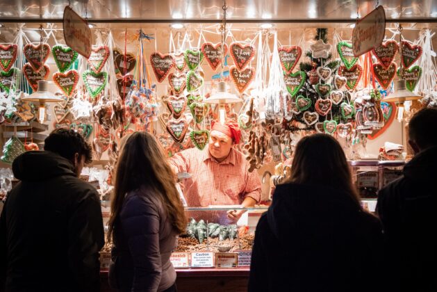 Shopping at Newcastle Christmas Market 2025