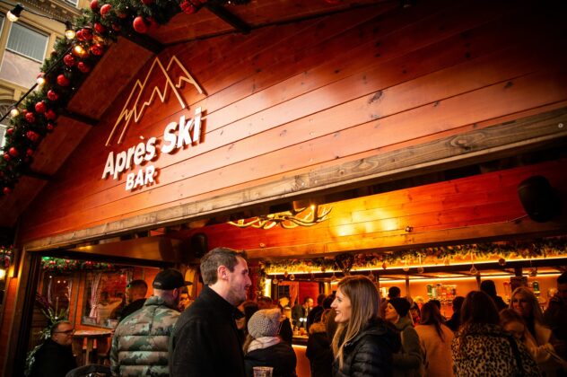 The Apres Ski Bar at Newcastle Christmas Market 2025.