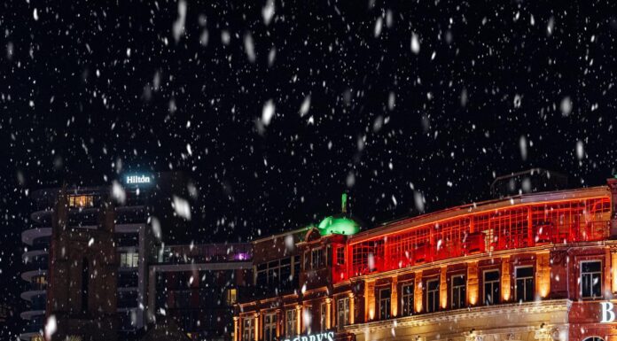Bournemouth Christmas Market 2025 A snowy Bournemouth Christmas Market