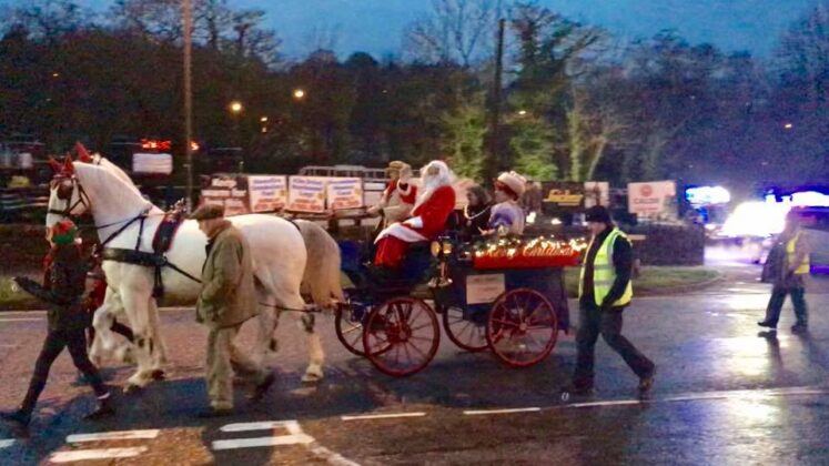 Father Christmas at Matlock Christmas Market