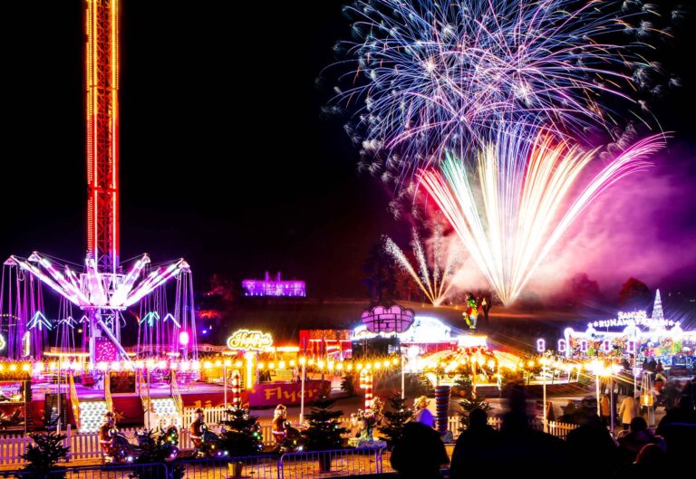 Fireworks at Christmas at Bolesworth