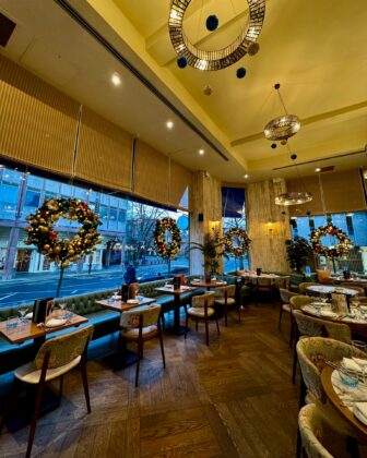 Christmas decorations at Artezzan Restaurant & Bar